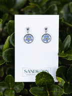 Kolczyki niezapominajki