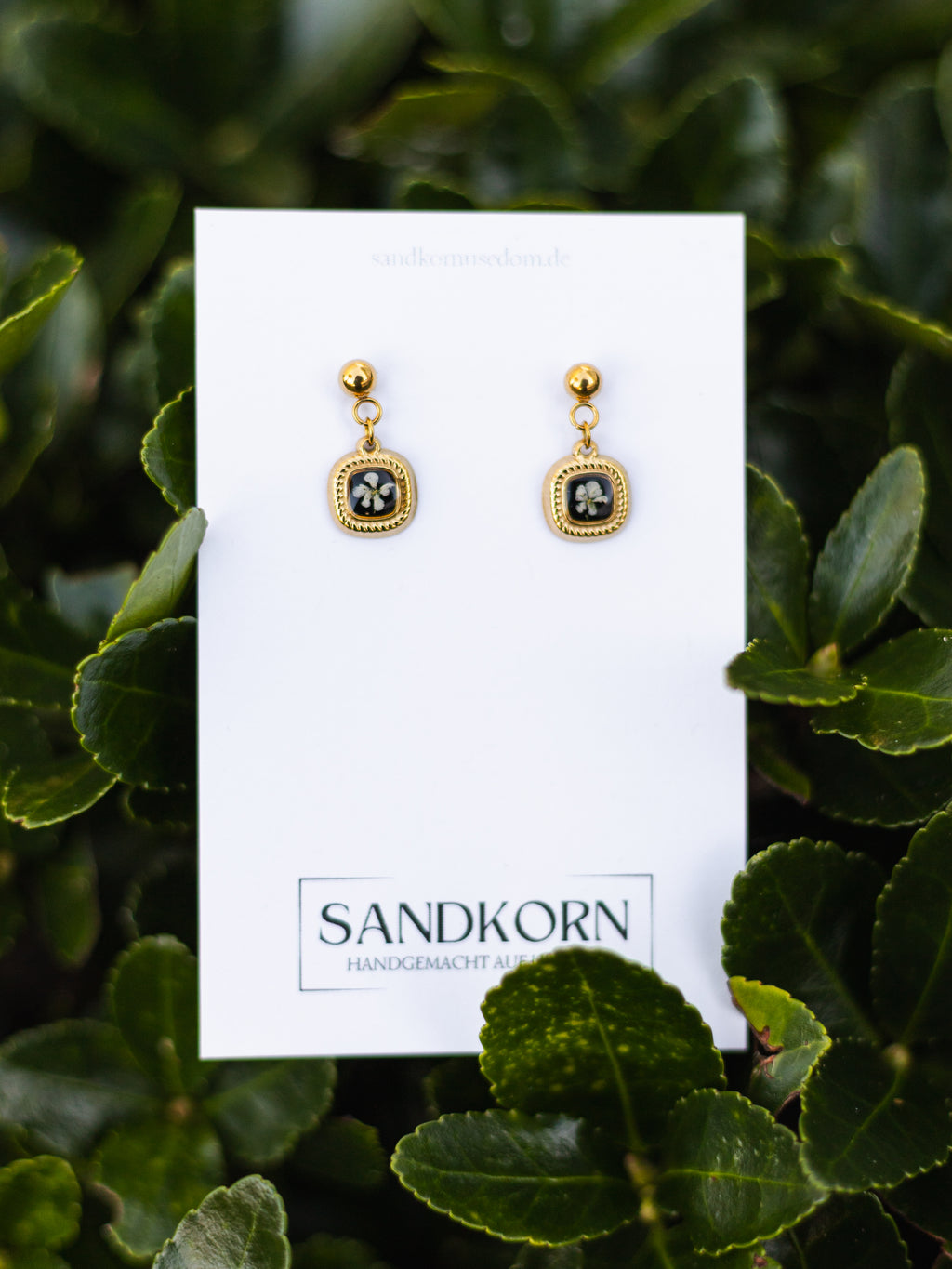 Kolczyki z dziką marchewką