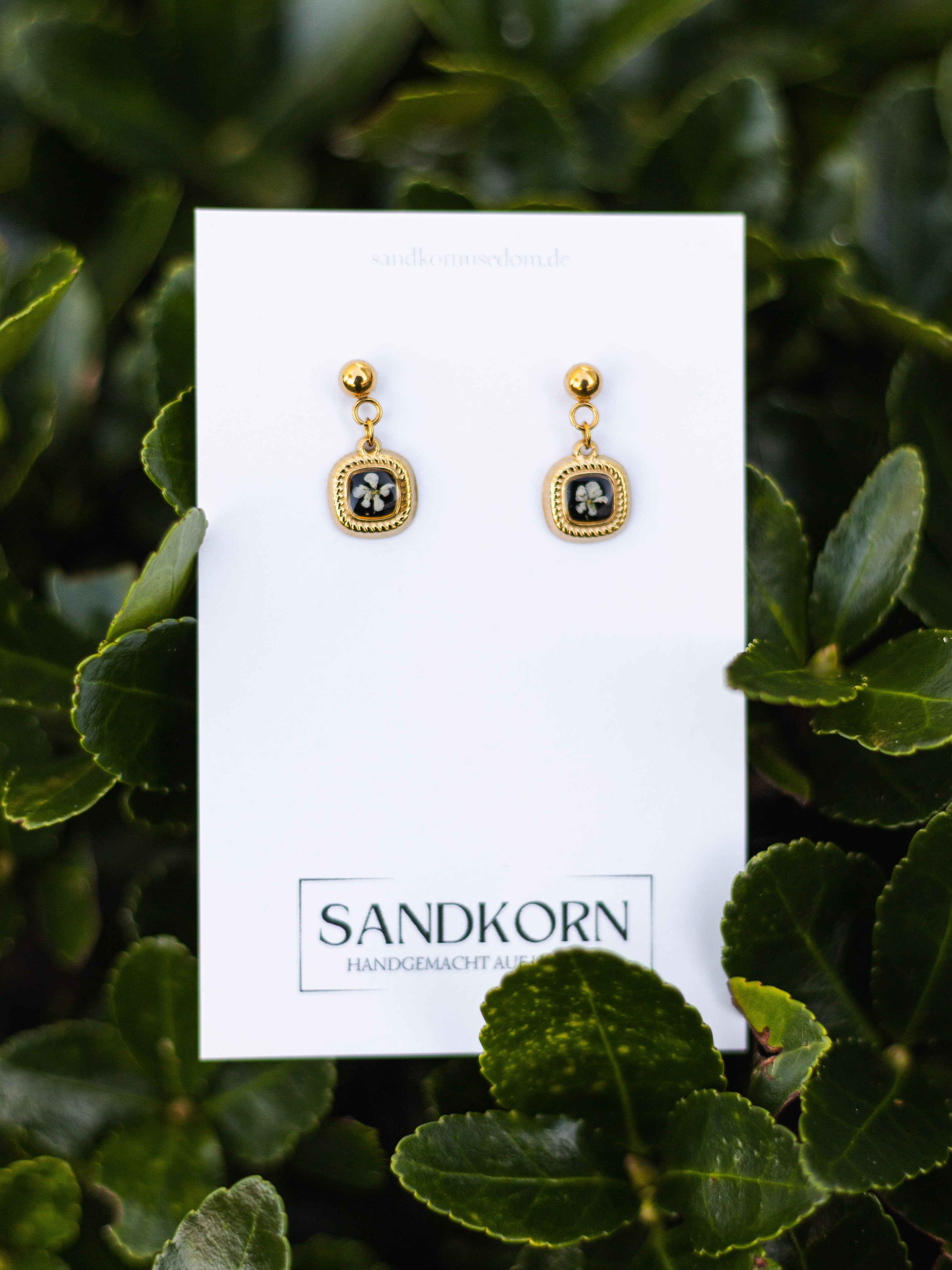 Kolczyki z dziką marchewką