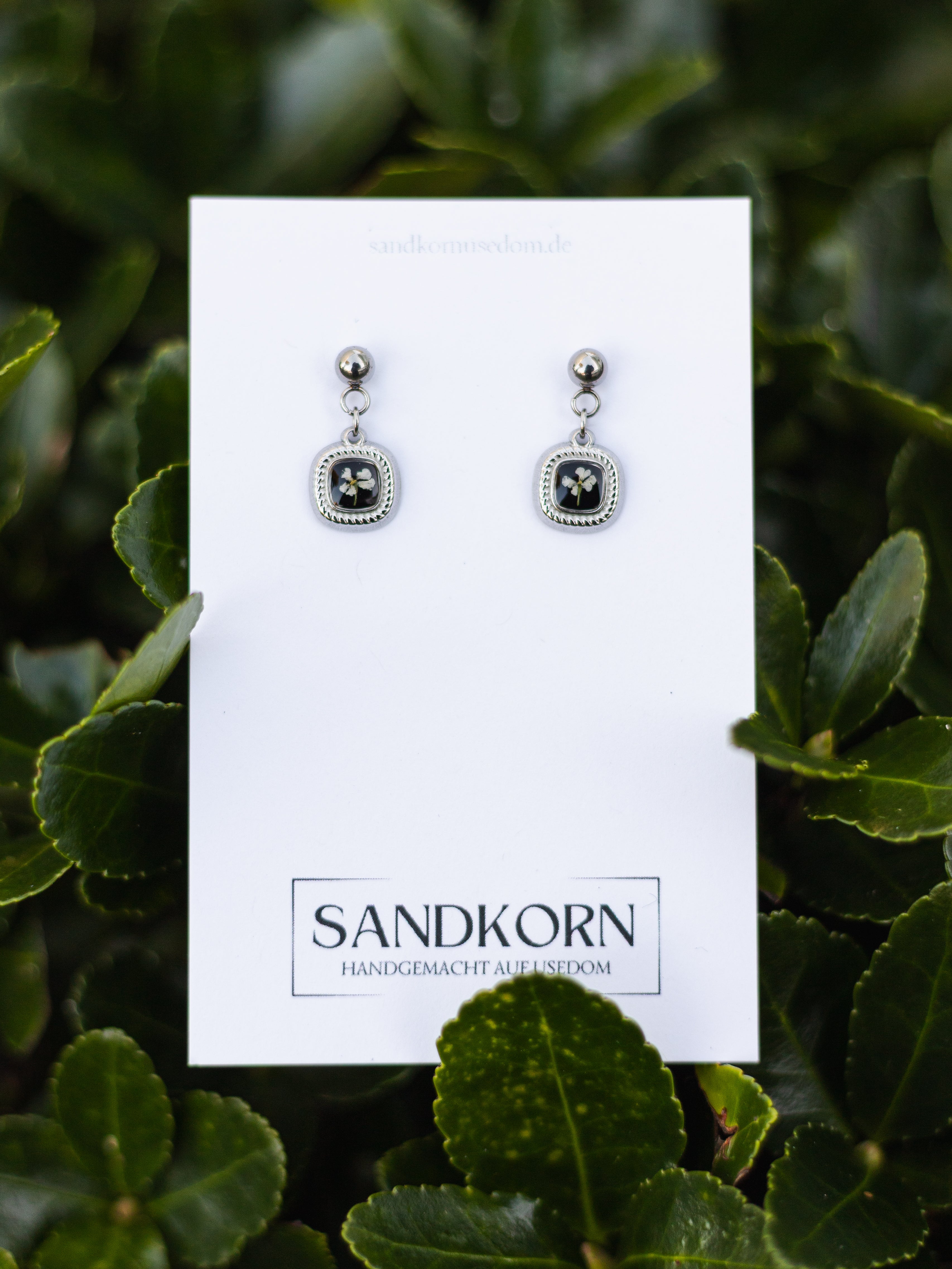 Kolczyki z dziką marchewką