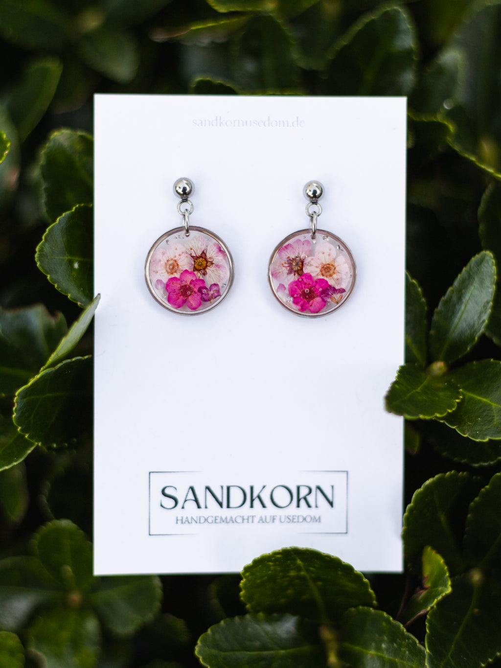 Ohrringe mit Spiere und Duftsteinrich