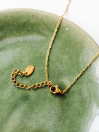 Naszyjnik z żółwiem i dziką marchewką