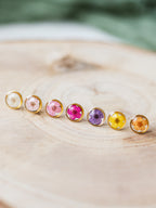 Miniaturowe kolczyki z dziką marchewką