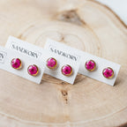 Miniaturowe kolczyki z dziką marchewką