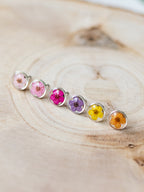 Miniaturowe kolczyki z dziką marchewką