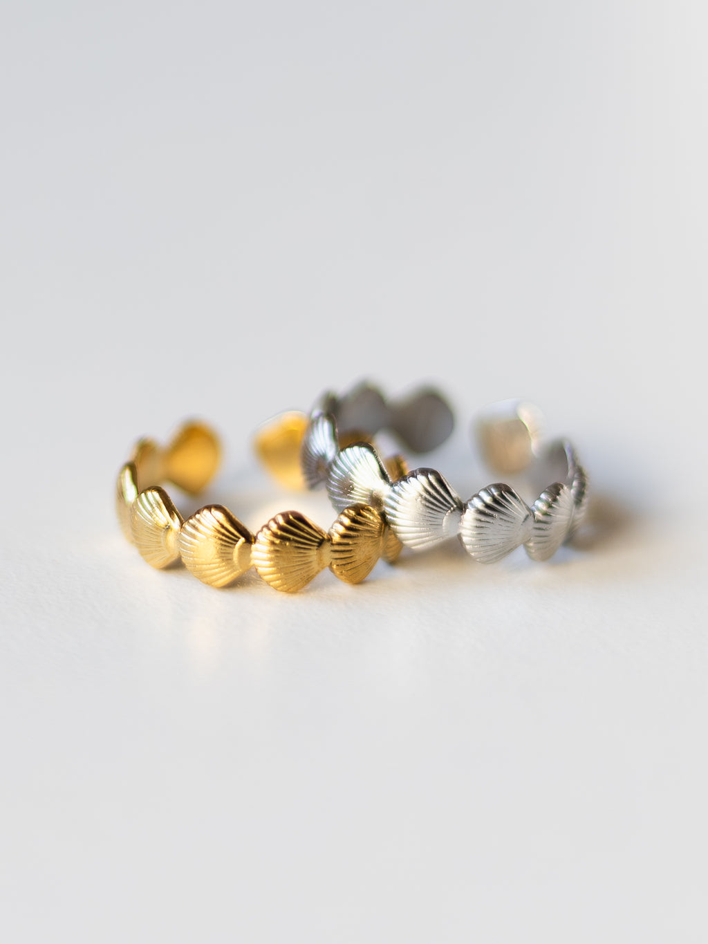 Maritimer Ring mit Muschelkranz | Usedom Schmuck | Maritimer Schmuck | Ostsee Meer Schmuck | Muschelring