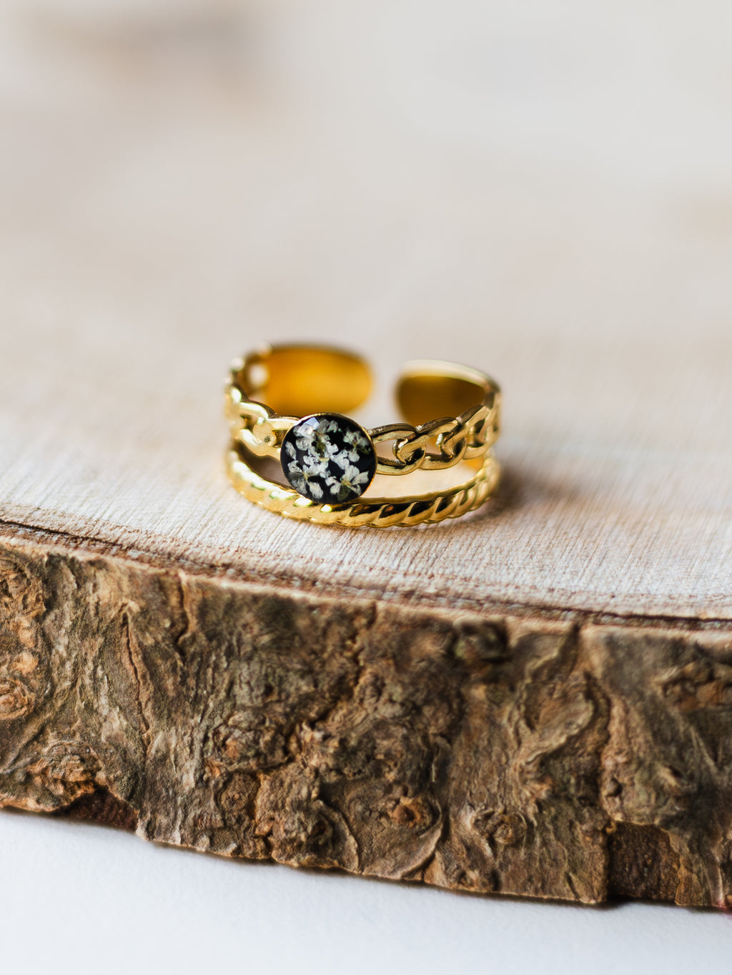 Ring mit Wilder Möhre