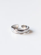 Dezenter Ring mit Möwen und Wellen | Maritimer Schmuck | Insel Usedom | Edelstahl Ring | Usedom Schmuck | Sandkorn Usedom | Schmuck Heringsdorf | Meer Schmuck