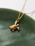 Earrings with pansies