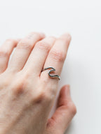 Ring mit Welle - SANDKORN Usedom 