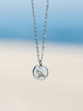 Dezente Halskette mit der Insel Usedom "Mini" | Usedom Schmuck | Heringsdorf Schmuck | Halskette Ostsee | Schmuck Ostsee | Souvenir Usedom | Sandkorn Usedom