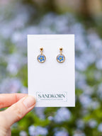 Ohrringe mit Vergissmeinnicht - SANDKORN Usedom 