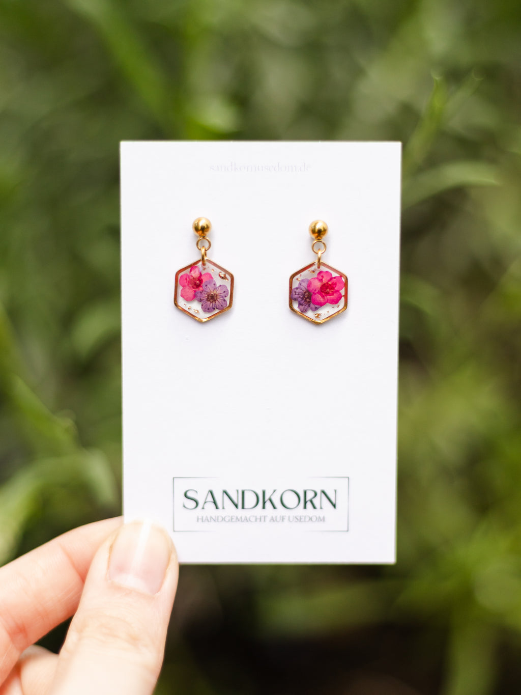 Ohrringe mit Spiere - SANDKORN Usedom 