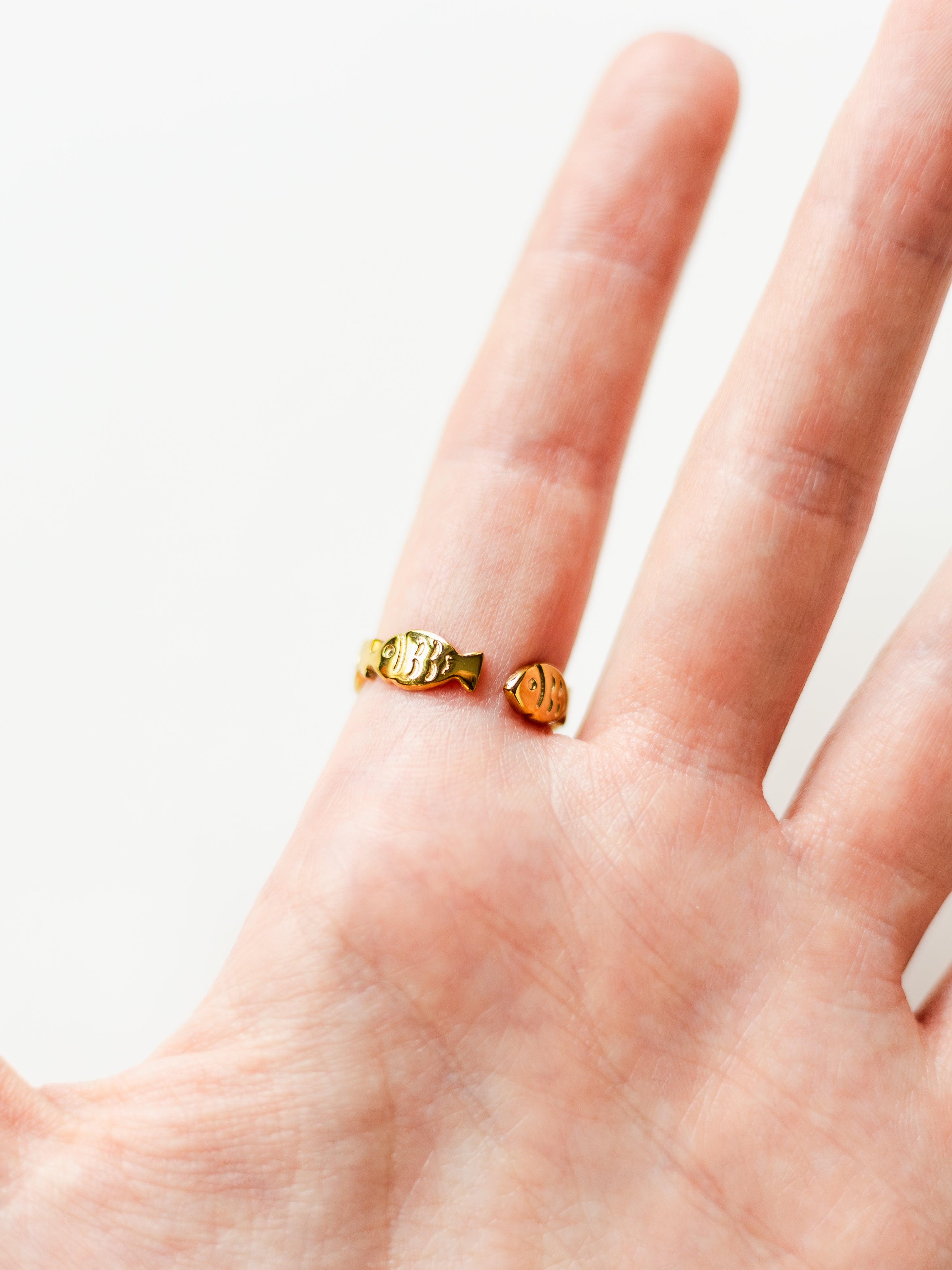 Ring mit Fischen