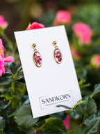 Ohrringe mit Heidekraut
