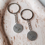 Schlüsselanhänger mit Insel Usedom (Original SANDKORN Usedom)