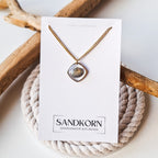 Necklace with heart shell - Gold