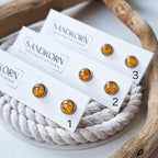 Kolczyki w kształcie serca - srebro, 8 mm