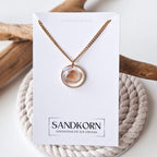 Necklace with heart shell - Gold