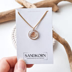 Necklace with heart shell - Gold