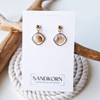 Ohrringe mit Herzmuscheln - Gold