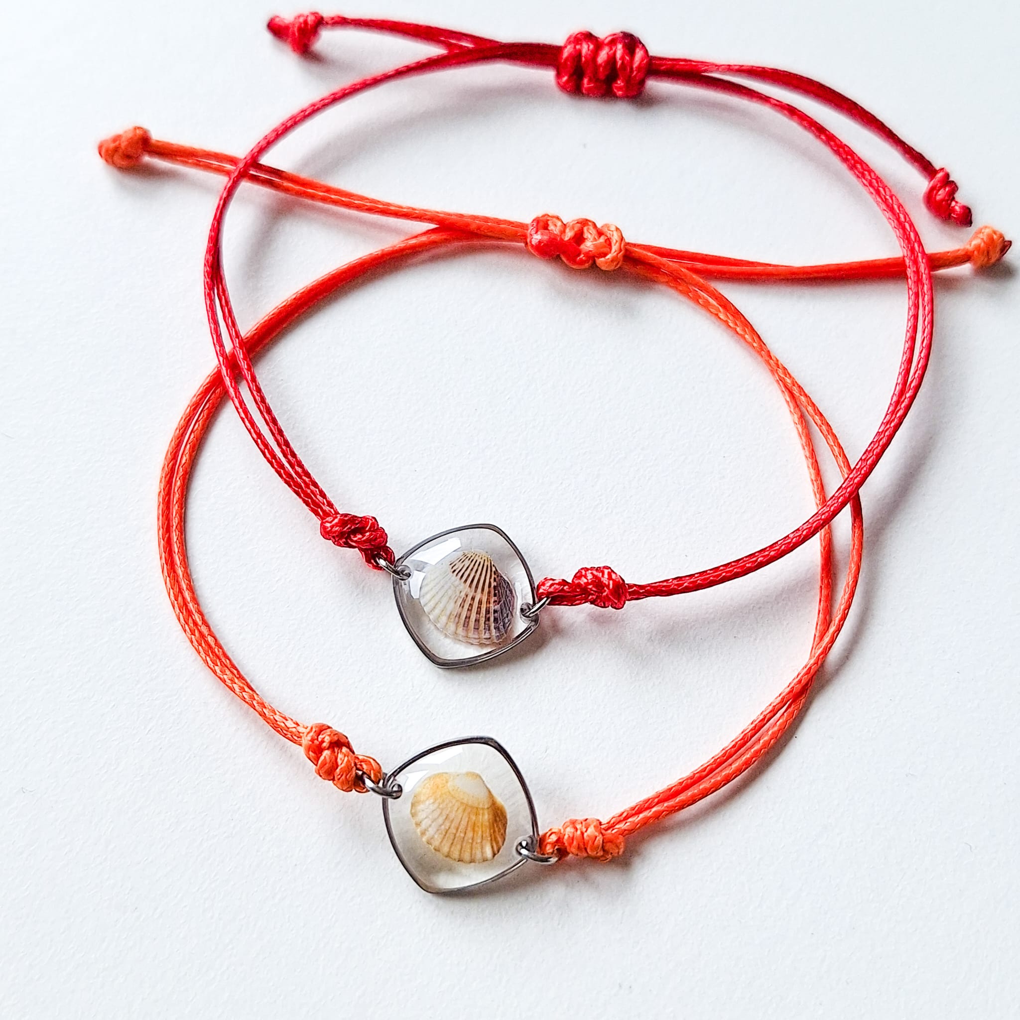 Armband mit Herzmuschel - Silber