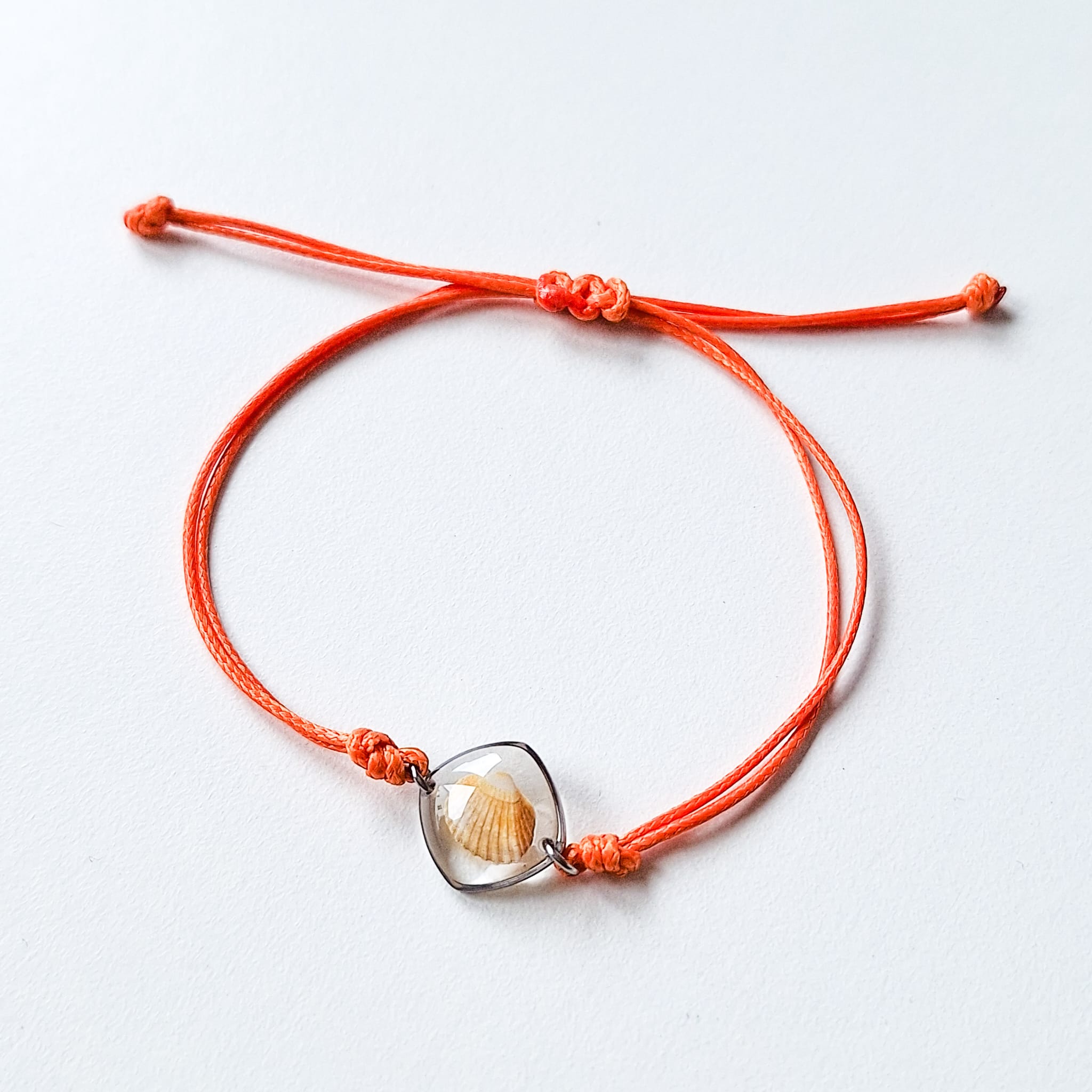 Armband mit Herzmuschel - Silber