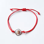 Armband mit Herzmuschel - Silber