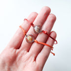 Armband mit Herzmuschel - Silber