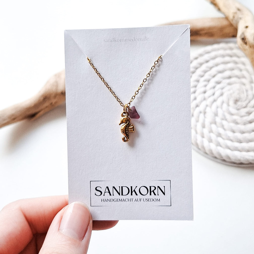 Earrings with pansies