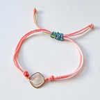 Armband mit Herzmuschel - Mehrfarbig
