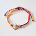 Armband mit Herzmuschel - Mehrfarbig
