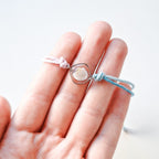 Armband mit Herzmuschel - Pastell