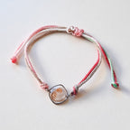 Armband mit Herzmuschel - Mehrfarbig