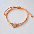 Armband mit Herzmuschel - Orange