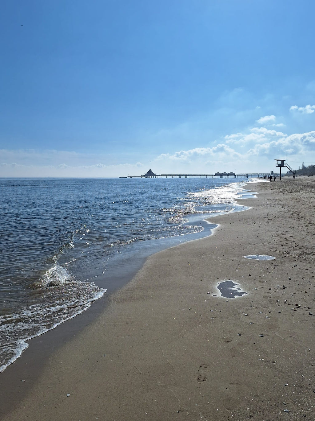 Halskette mit Insel Usedom "Mini" (Original SANDKORN Usedom) - SANDKORN Usedom 