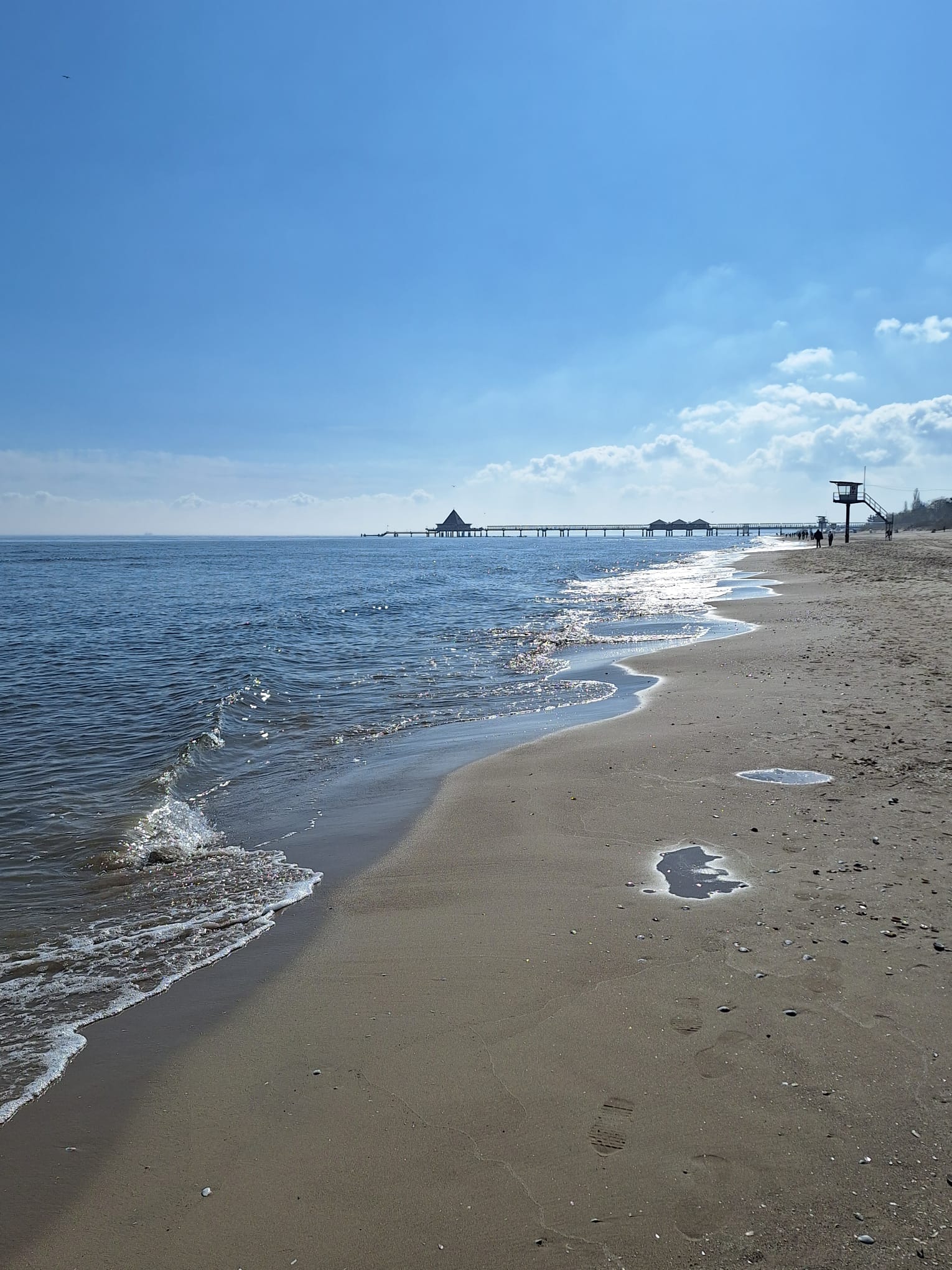 Halskette mit Insel Usedom "Mini" (Original SANDKORN Usedom)